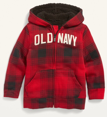 Old Navy Unisex Logo-Graphic Plaid 