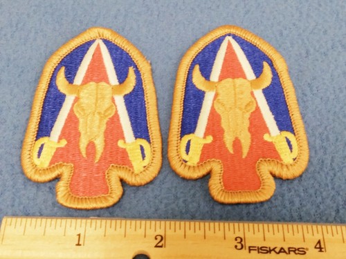 LOT OF 2 - U.S. ARMY 1889th SUPPORT GROUP - COLOR PATCHES - NEW | eBay