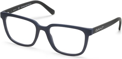 GANT GA3277 091 Matte Blue Plastic Optical Eyeglasses Frame 53-19-145 3277