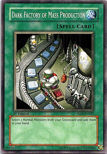 yugioh card printing factory Amazon.com: Yu-Gi-Oh! - Ancient Gear (SD10-EN021) - Structure Deck 10: Machine Re-Volt - 1st Edition Mint / near mint condition trading card Yu-Gi-Oh! Dark Factory Of Mass