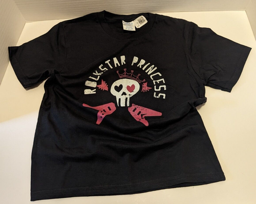 NEW - Rockstar Princess Tee Shirt - Girls Tee Shirt Size Youth Small - FREE SHIP - Picture 2 of 3