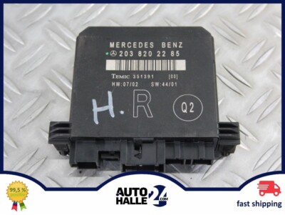 106341 Mercedes Benz Kompressor W203 Türsteuergerät Hinten rechts 2038202285