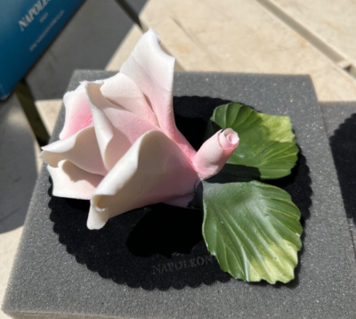 2- NAPOLEON ITALY FINE PORCELAIN ROSES IN ORIGINAL BOXES | eBay