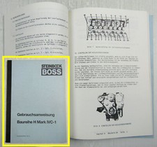Capricorn Boss H Series Mark IVC-1 Forklift Owners Manual Instruction Manual