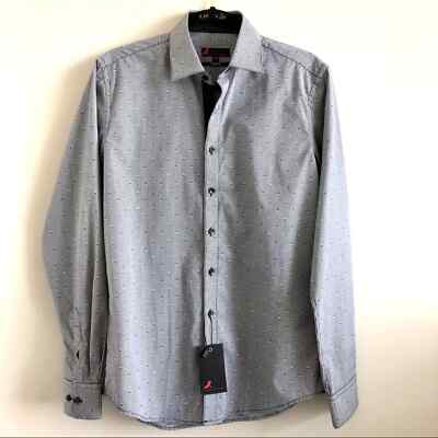 Dressmann Slim Fit Button Down Shirt Medium New