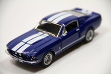 New Kinsmart 5" 1967 Shelby GT-500 Ford Mustang Diecast Model Toy Car 1:38 Blue