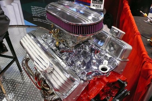 Small Block Chevy Fin Polishe Aluminum Valve Covers Short SBC classic Nostalgic - Picture 5 of 5
