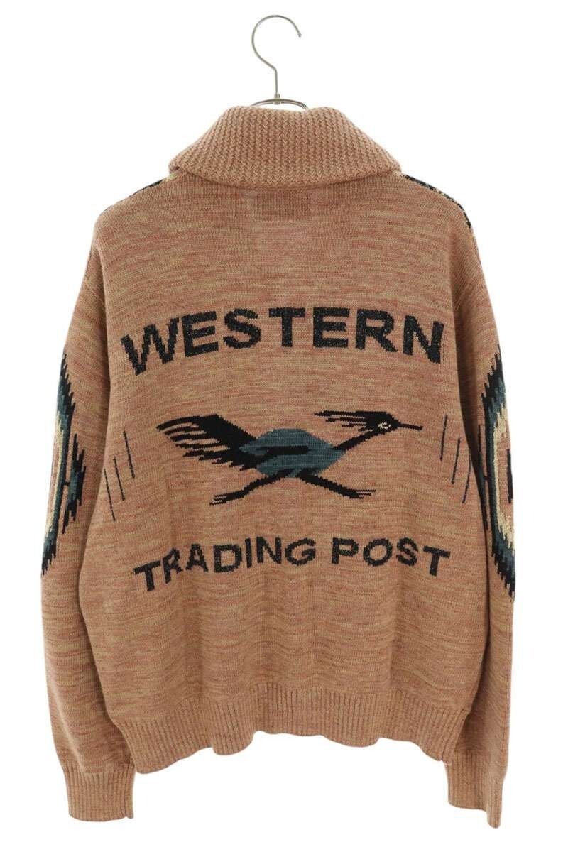 RRL RALPH LAUREN Men Road Runner Graphic Cardigan Pink Width RRL RALPH LAUREN Men Road Runner Graphic Cardigan Pink Width