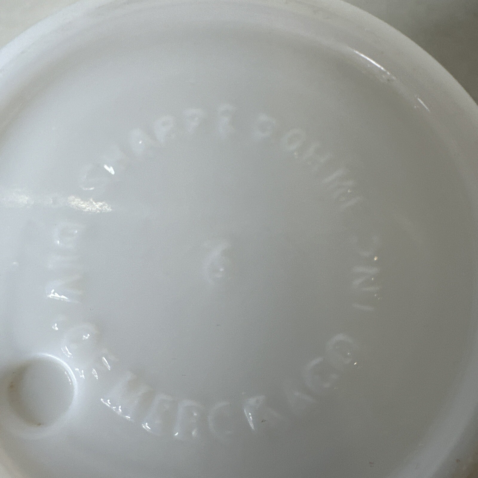 (2)Vintage Merck & Co Sharp & Dohme Milk Glass Apothecary Medicine Jars