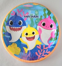 Pinkfong Baby Shark Paper Plates 8 Ct Pack Party Supplies Toddler Child 8 5/8"