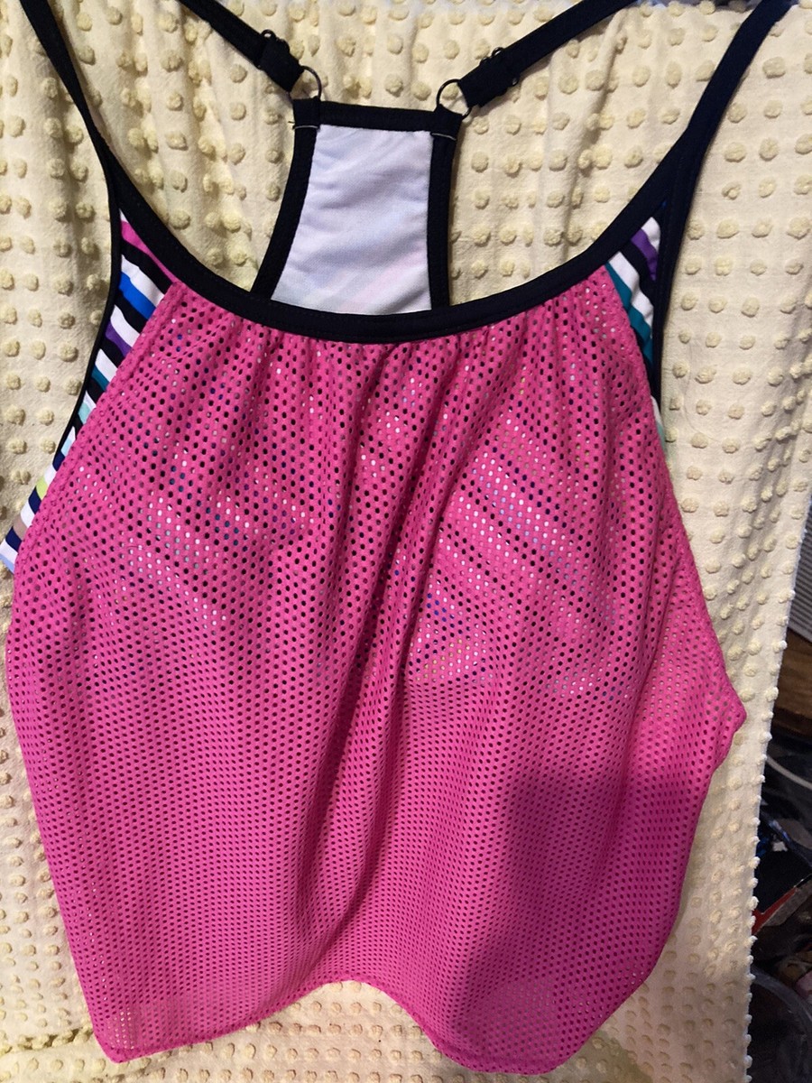 Cute And Flattering ZxSport Bikini Top With mesh Cover XL NEW | eBay