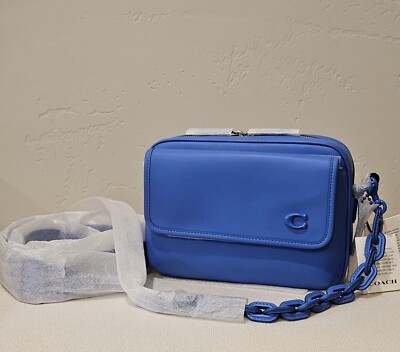 Coach Charter Flap Crossbody 24 - Blueberry ( Origin $450 )