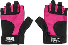 Everlast F.I.T Pink  Black Fitness Mesh Gloves Weight Lifting Exercise Training