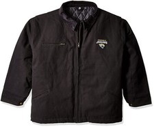 Jacksonville Jaguars NFL "Tradesman" Dunbrooke Heavy Cotton Canvas Jacket-Black