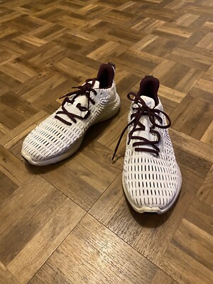 Adidas AlphaBounce Instinct Running Shoes Maroon/White Men's
