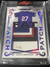 2020 leaf fat patch Lance Berkman Jumbo Patch #4/6 HUGE Patch!
