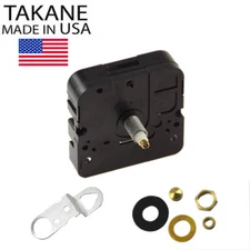Takane Mini Quartz Clock Movement Kit (includes Hands) - Made in USA