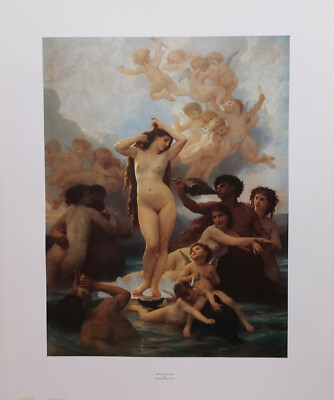 Reproduktionsdruck Geburt der Venus von William Bouguereau