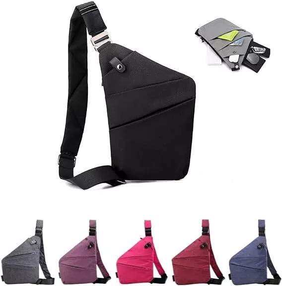 Wander Plus Anti Theft Bag Crossbody Multi pocket Anti thief Travel Bag