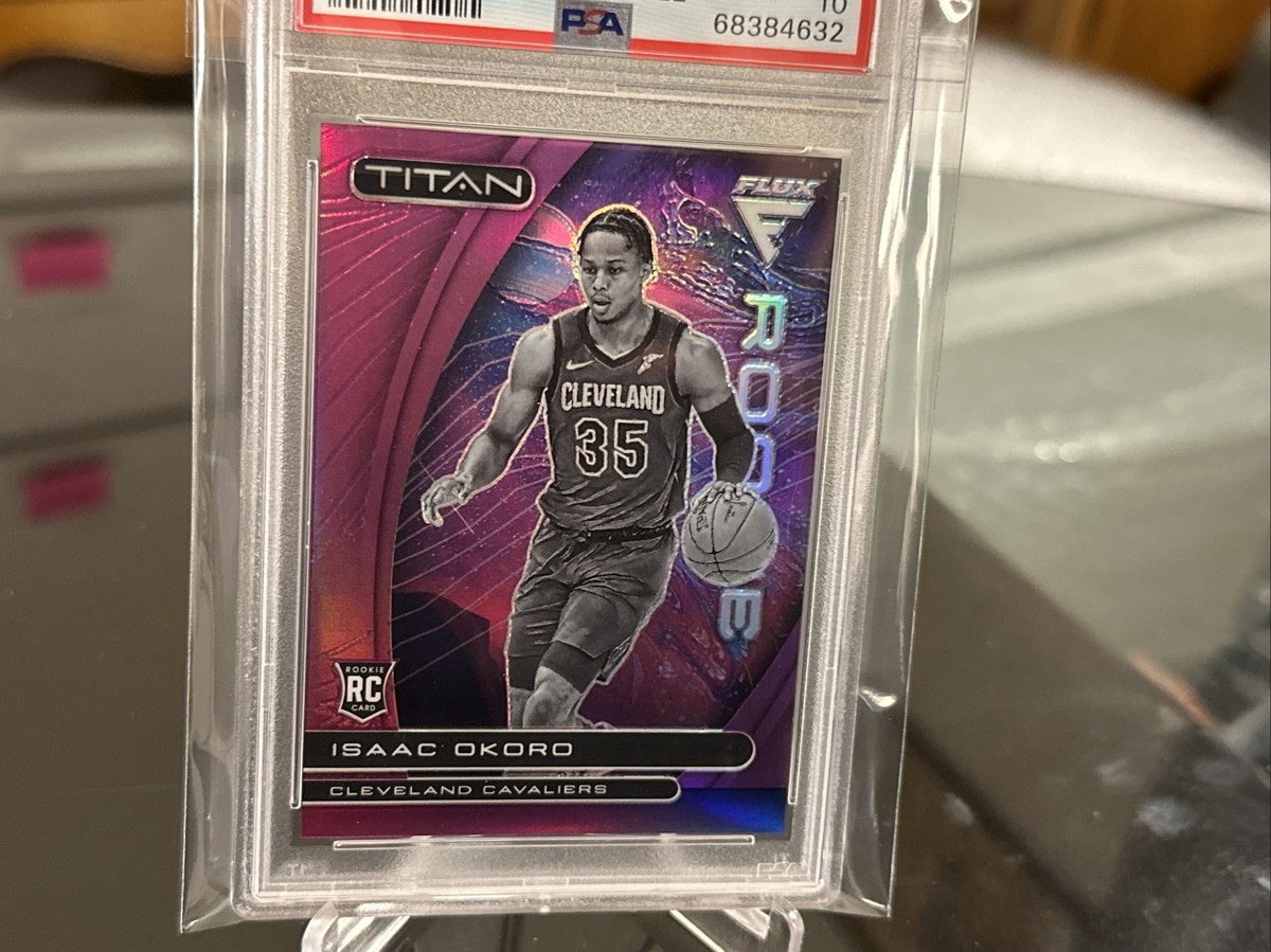 2020-21 Panini Flux #29 Isaac Okoro Titan Rookie RC 17/25 Purple