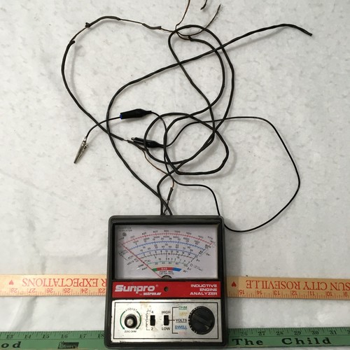 Sunpro By Actron Inductive Engine Analyzer CP7673 wires spliced see photos