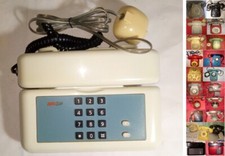 TELEFONO FISSO A TASTI SIRIO BIANCO/CELESTE, anni 90 e altri, vendita singola
