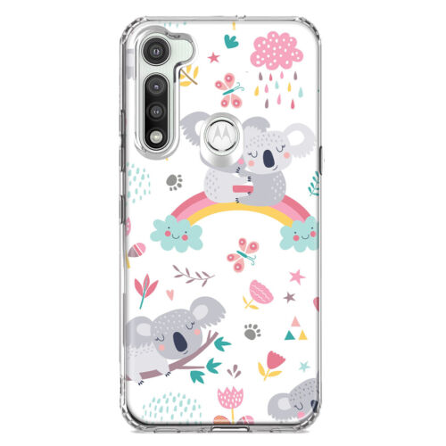 Mundaze Case for Motorola Moto G Fast Cover Koalas Flowers Butterflies