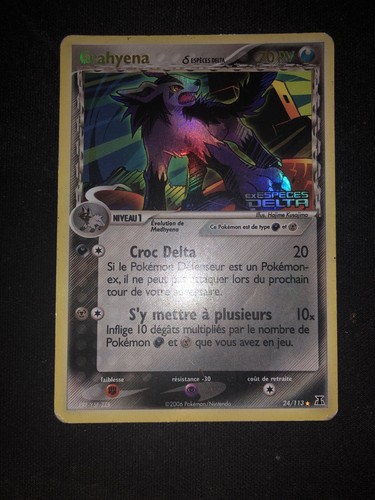 Grahyena Reverse Pokemon 24 113 Ex Delta Species Good Condition Fr Ebay