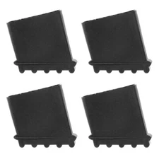 4 Pcs Ladder Leg Caps Feet Protectors Non- Mat Covers Pads Rubber End