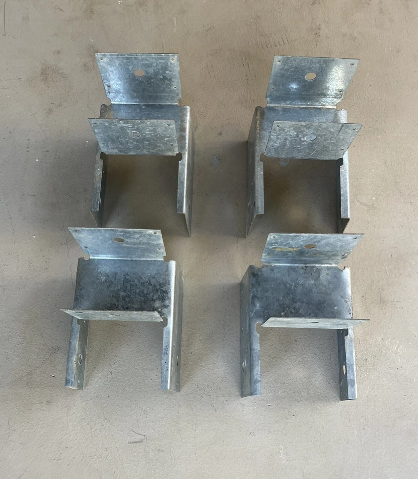 4 Simpson сильные галстуки ПК серии NER-443 4 X 6 post 6 X луч конец крышка новый - выветренный - Изображение 4 из 4