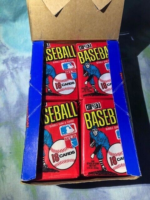 1981 Donruss Baseball Factory Sealed Wax Pack Bbce Free SHIPPING !!