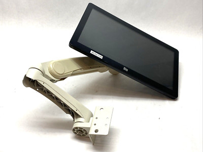 ELO E045538 1502L 15'' Touchscreen Monitor w/ Global Industries Monitor Arm