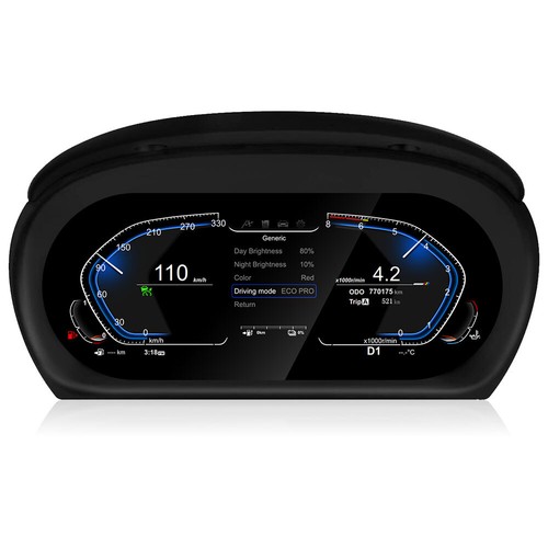 For BMW 3 Series E90/E91/E92 2005-12 Digital LCD Car Instrument Cluster Monitor - Picture 9 of 12