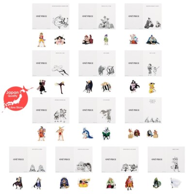 Selten one piece New Dawn Kuji 2024 Klar Ordner & Aufkleber Set Mit 13 Aus Japan