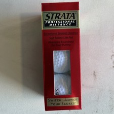 STRATA Professional Distance Golf Balls 1 Sleeve, 3 Balls - Brand New 