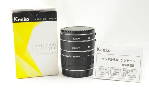 [Mint]] Kenko Extension Tube Set C-AFs DG For Canon EF and EF-s w/ Box And so on