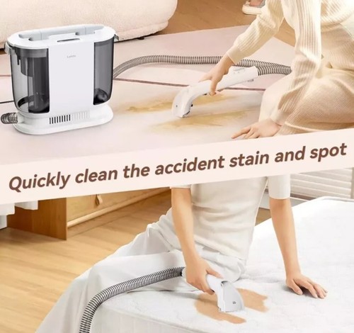 Lydsto Portable Carpet & Upholstery Cleaner Machine, 12Kpa Power Handheld 2-in-1 - Picture 2 of 3