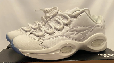 Reebok Question Low White Clear Blue Sole 2021 OG Sz 11 GW8165