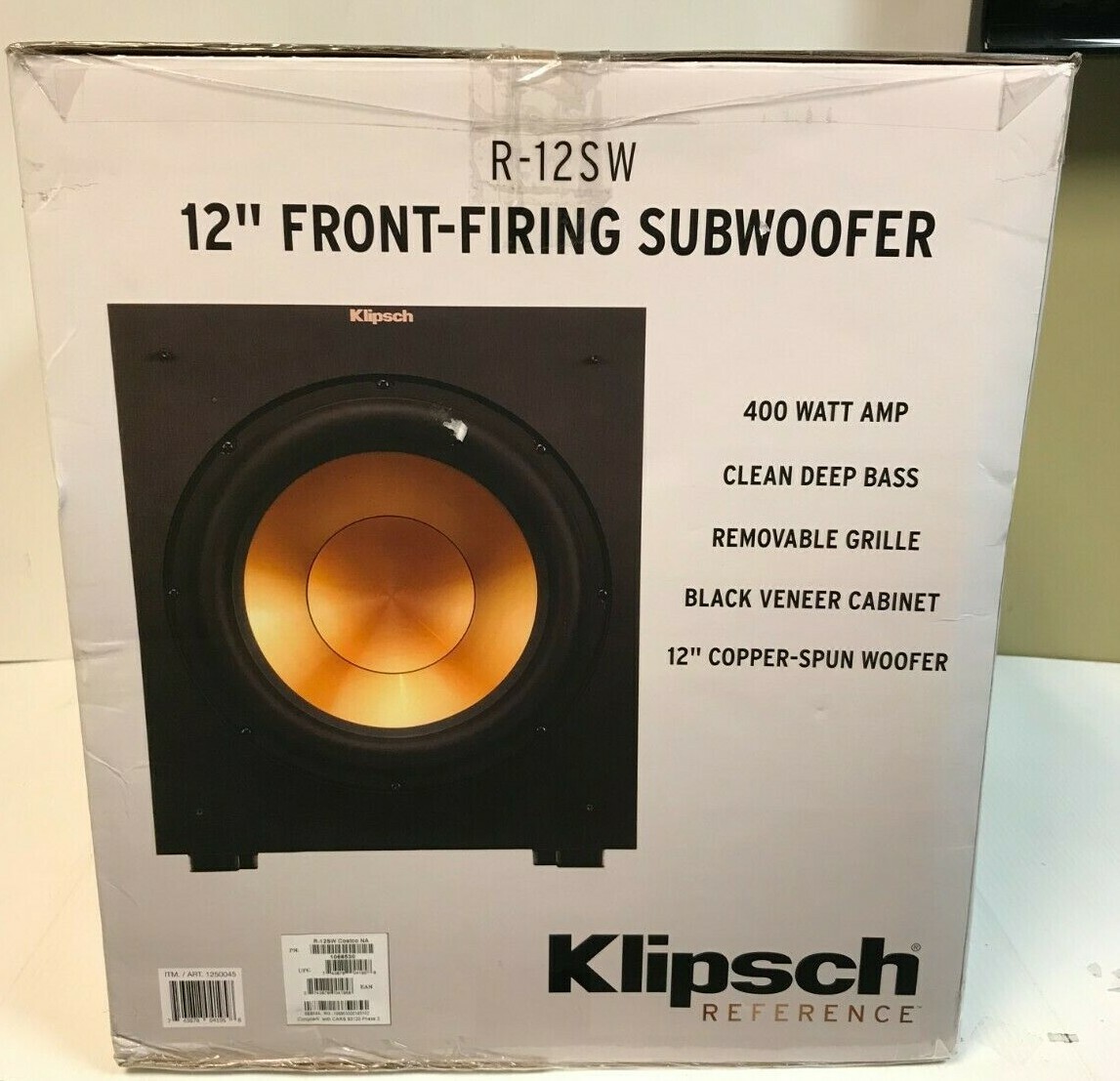 klipsch sw12 subwoofer