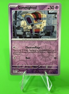 ⭐⭐⭐Pokemon Gimmighoul S & V Paldean Fates Reverse Holo Common 044/091 NM!!⭐⭐⭐