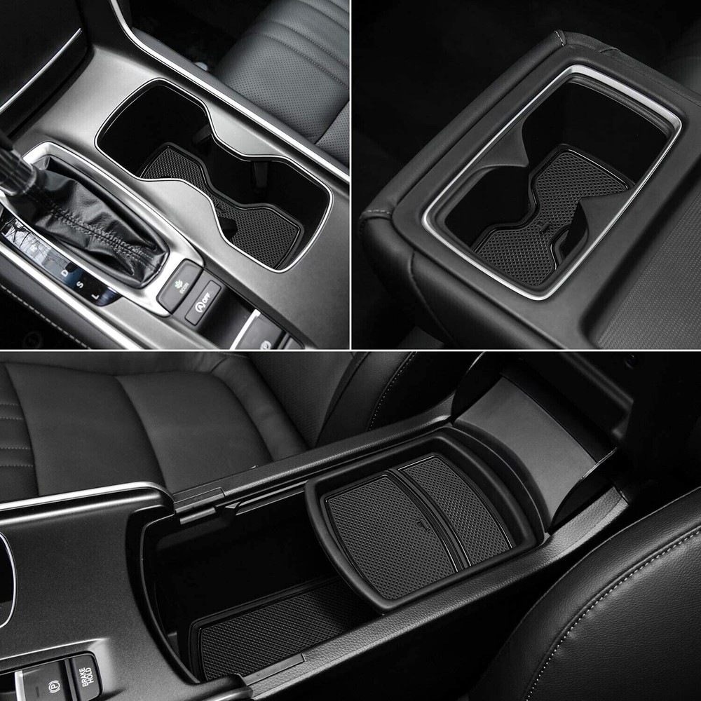 Auovo for Honda Accord Accessories 2018-2022 Anti-dust Mats Trim Black 17pcs