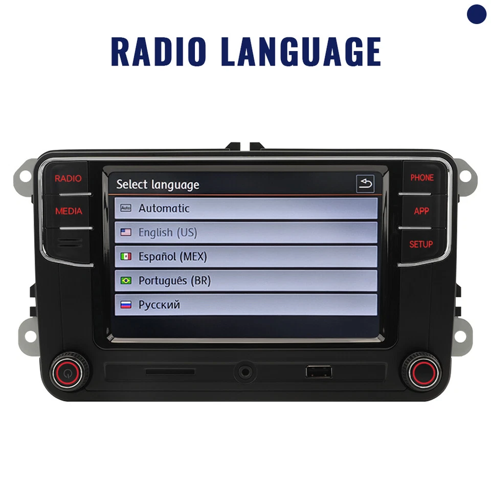 NONAME Android Auto RCD330 187F Carplay Autoradio Headunit für PQ VW Passat Golf - Bild 2 von 4