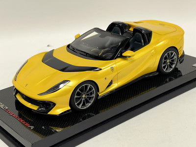 1/18 MR Collection Ferrari 812 Competizione A spider Yellow Carbon