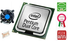 PROCESSORE SOCKET 775 INTEL PENTIUM DUAL CORE E6600 + DISSIPATORE +PASTA TERMICA