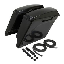 Unpainted 5 Stretched Extended Hard Saddlebag...