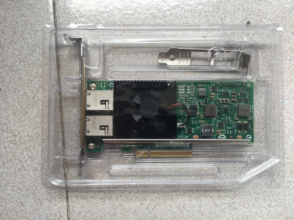 Genuine Dell X540-T2 Intel Converged 2-Port 10GbE Network Adapter 3DFV8 K7H46  - Image 2 of 4