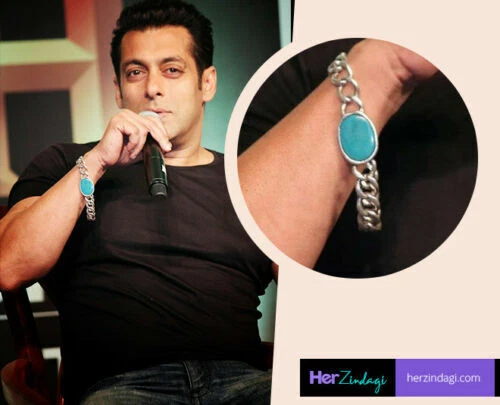 Buy Steel Silver Coated Bracelet, Real Salman Khan Bracelet Online at  desertcartINDIA