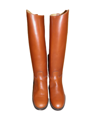 Bottes D'équitation Vintage Hawkins Royale - Cuir Noir - UK 5 - Made In England