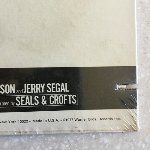 SEALED Lp Record Seals & Crofts One 1 Motion Picture Soundtrack FOX WILLIAMS - Picture 3 of 5