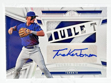 Tucker Toman 2023 Panini National Treasures Double T Autograph Patch 7/10